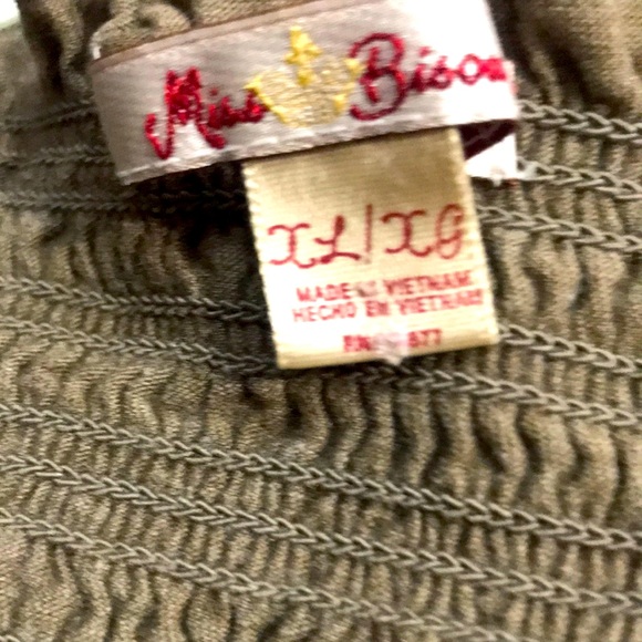 Miss Bisou Tan Tube Top Size XL - Picture 4 of 4